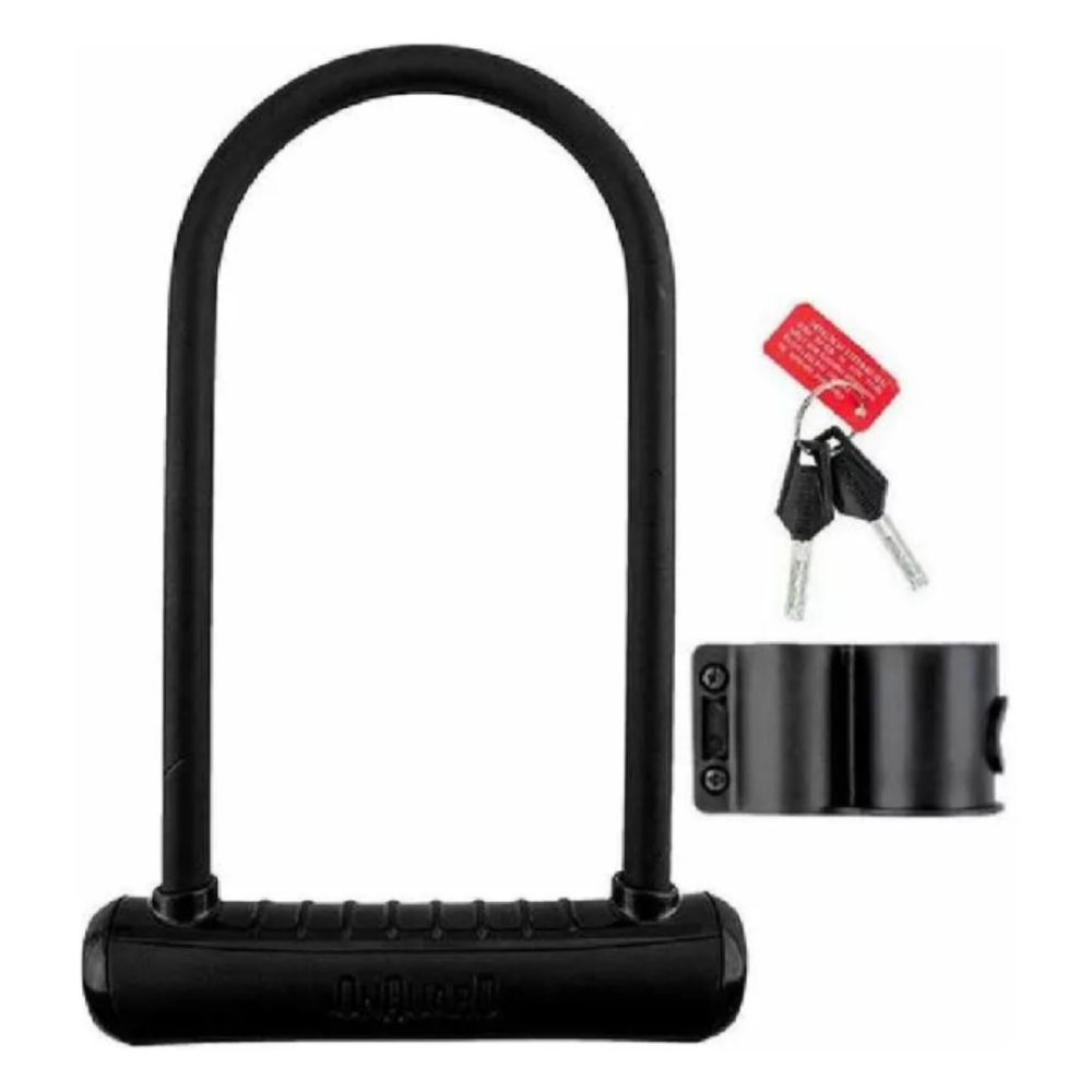 Cadeado Onguard Neon 8153 U-lock Preto Chave Bike Moto